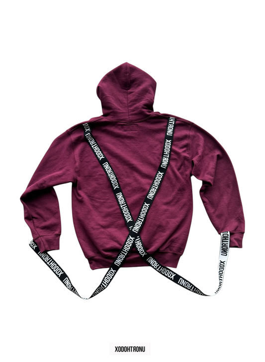 BT- Sapiosexual Cross Burgundy Hoodie