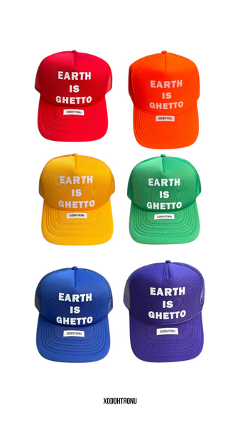 Earth Is Ghetto Lite Trucker Hats