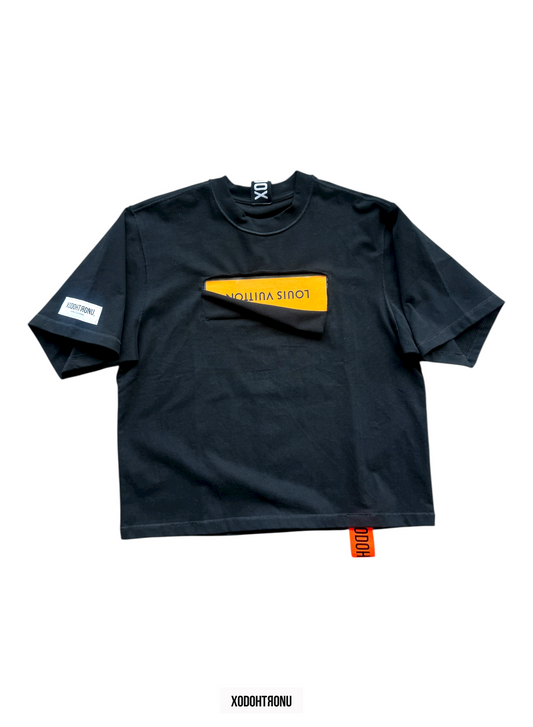 BT- Louie V “Save Yourself” Reverse Stitch Tee Noir