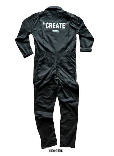 "Create" Jumpsuit Noir V1