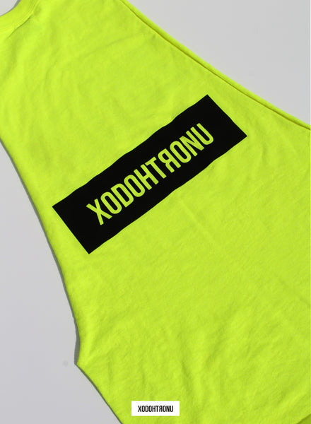 BT- Zaddy Neon Cut Sleeve Tee Small