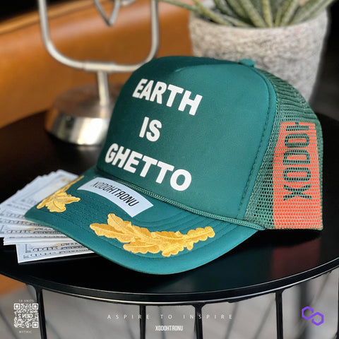 Earth Is Ghetto Trucker Hat- Lucky Irish [GEN 1] ONLY 10 AVAILABLE!