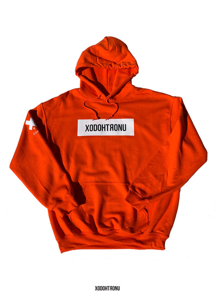 Fearless Hoodie Orange GITD logos! 24 HOUR SALE!