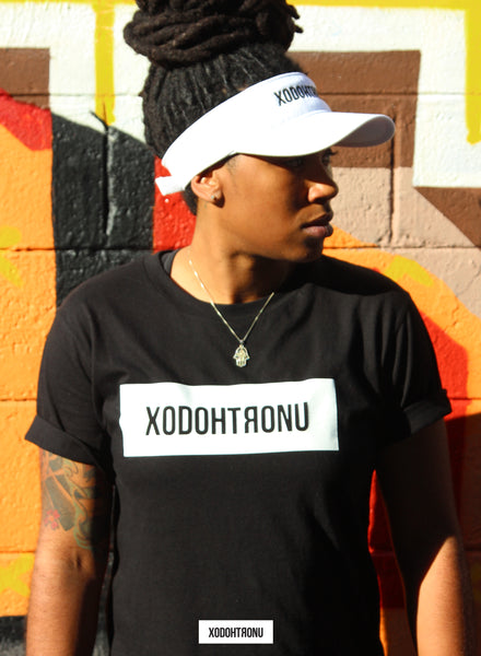 XODOHTRONU Front Stamped Tee Noir v1