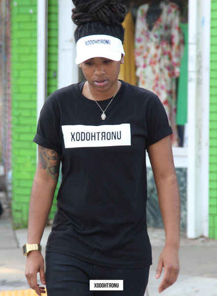 XODOHTRONU Front Stamped Tee Noir v1