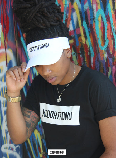 XODOHTRONU Front Stamped Tee Noir v1