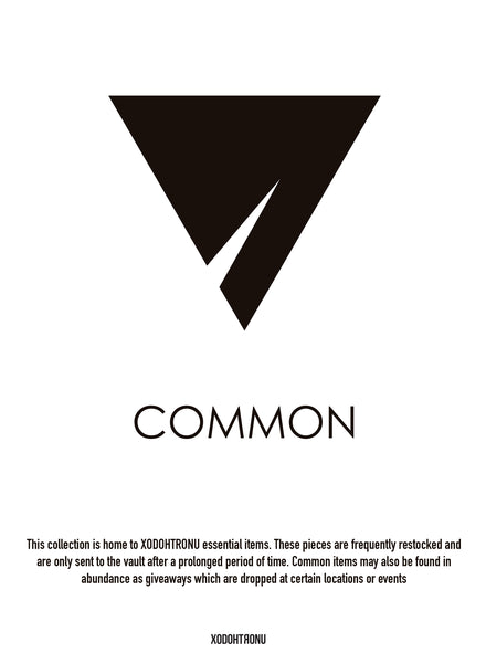 XODOHTRONU Front Stamped Tee Noir v1