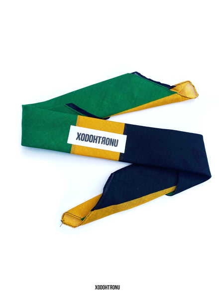Front Stamped Box Logo Bandana- Jamaica
