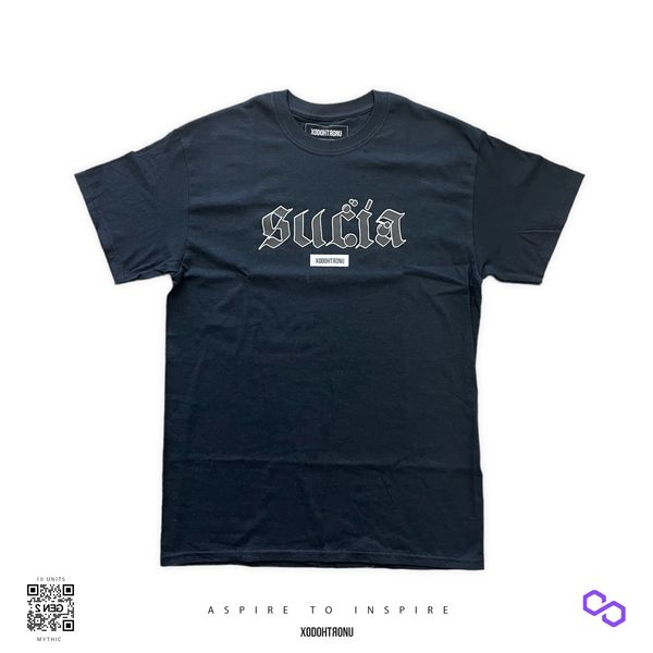 SUCIA + XODOHTRONU bday tee noir