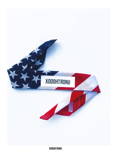 Customer Appreciation- Independence Day Front Stamped Bandana 2019