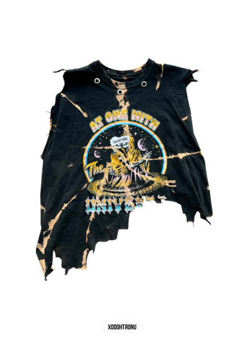 BT- Monet Bleached Tee Distressed [L]