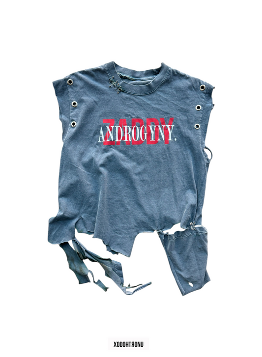 BT- Androgyny Zaddy “TALK YO SHIT” Reversible Tee [L]