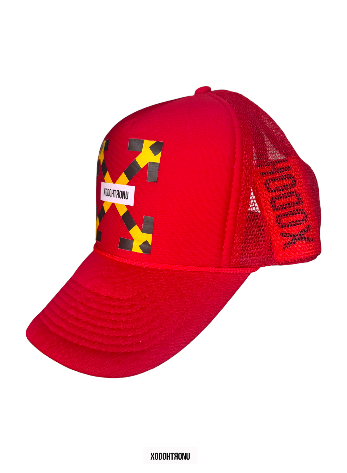 BT- Off-Knock Trucker Hat Red  [M]