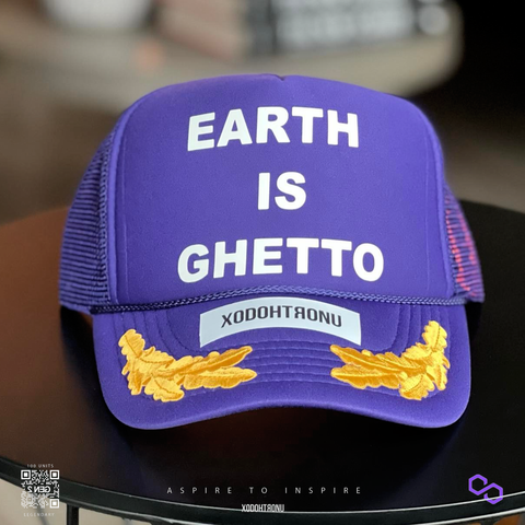 Earth Is Ghetto Trucker Hat- Laker [GEN 2] - Mythic