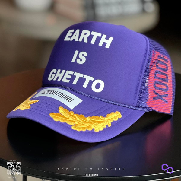 Earth Is Ghetto Trucker Hat- Laker [GEN 2] - Mythic