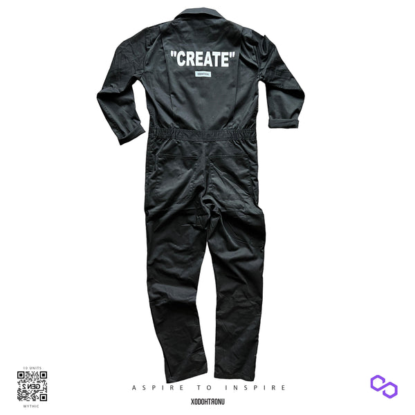 "Create" Jumpsuit Noir V1