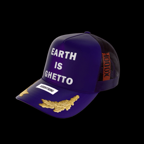Earth Is Ghetto Trucker Hat- Laker [GEN 2] - Mythic