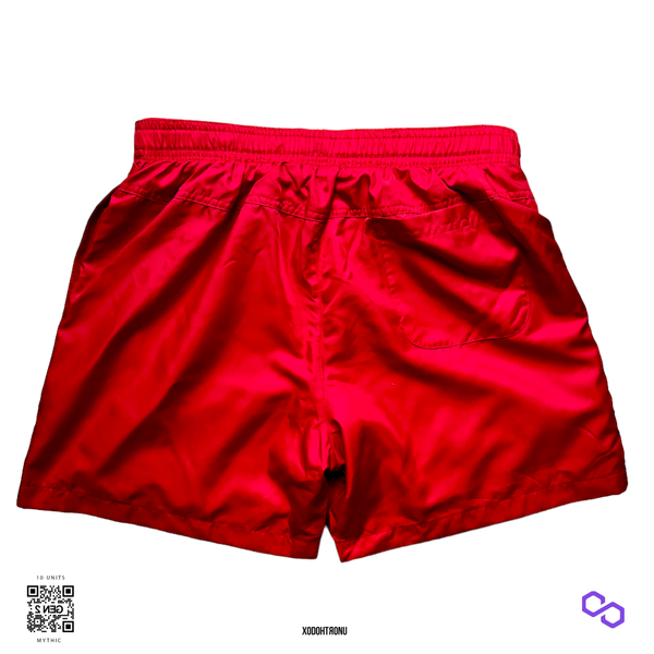 XU Tron Nylon Shorts- "Big Red" [Gen 1]