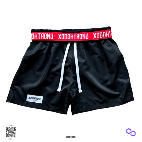 XU Tron Nylon Shorts- "Cherry Coke" [Gen 1]
