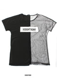 BT- Half & Half Peek Tee [Med & Large] R2