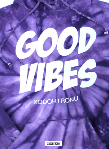 BT- Good Vibes Purple Hoodie [Medium] R3