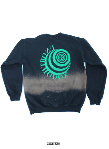 BT- Good Vibes Galaxy Bar Bleached Crew  [Medium] R3