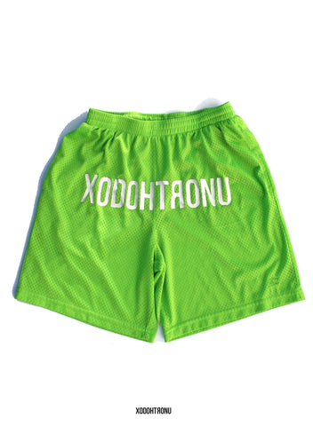 BT- Front stamped shorts Lime Ft. Starter [small] R4