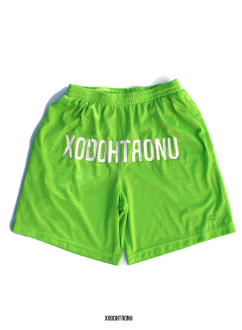 BT- Front stamped shorts Lime Ft. Starter [small] R4