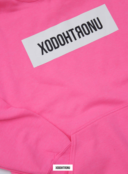 BT- Neon Pink Logo Hoodie [LARGE] R5