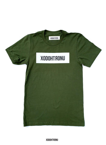 BT- Olive Front Stamped Tee [Medium] R12