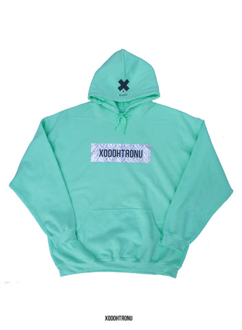 BT- Mint Crystal Front Stamped Hoodie [XL (& all sizes.. Read desc!)] R10