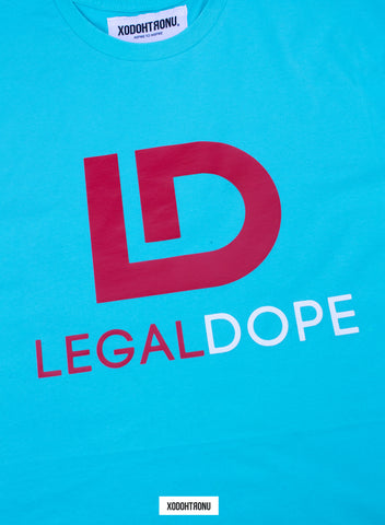 BT- Legal Dope Teal Tee [L] R10