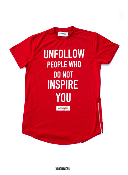 BT- Unfollow Extendo Tee Red [L & XL] R10