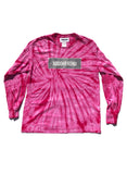 BT- 3m Tie Dye LS Pink Tee  [Large] R14