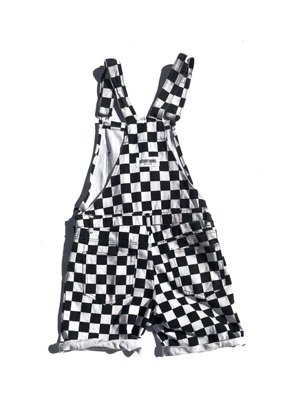BT- Reverse Checkmate Dungarees (runs big) [Small] R14