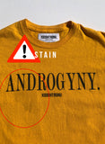 BT- Androgyny Gold Crewneck Tee [Medium] R14