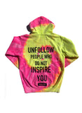 BT- Unfollow Hoodie Florescent - [Small] R14