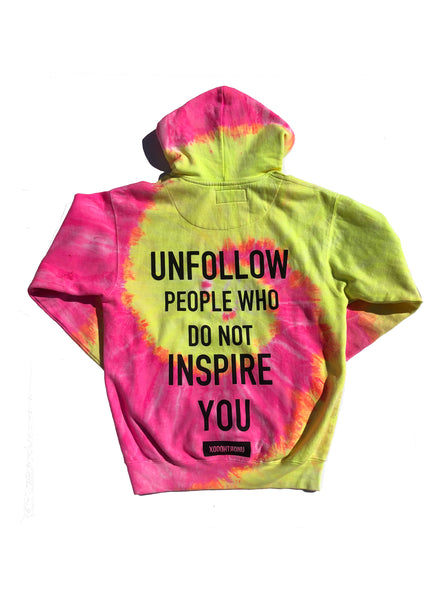 BT- Unfollow Hoodie Florescent - [Small] R14