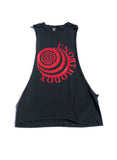 BT- OG Cut Sleeve Swirl Tee Blk/Red [Small] R14
