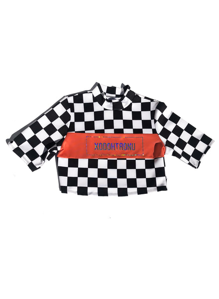 BT- Crop Checker Shirt- [X-Large] R14