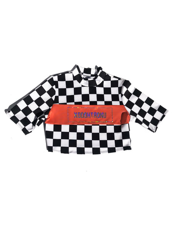 BT- Crop Checker Shirt- [X-Large] R14