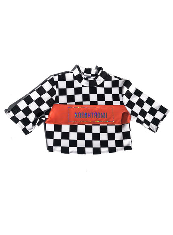 BT- Crop Checker Shirt- [X-Large] R14