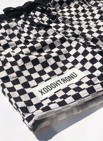 BT- Checker Aesthetic Shorts [Small] R14