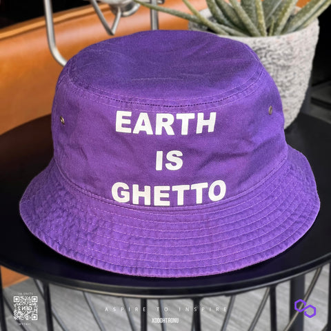 Earth Is Ghetto Bucket Hat- Grape [GEN 1] ONLY 10 AVAILABLE!