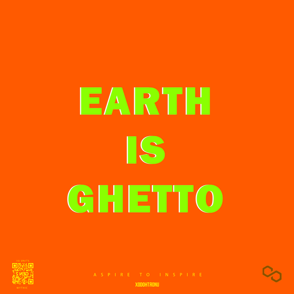 Earth Is Ghetto Trucker Hat Neon Halloween [GEN 1] ONLY 10 AVAILABLE!