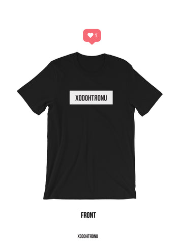 XODOHTRONU The Highest Human Act Tee- Noir  [LEGAL DOPE]