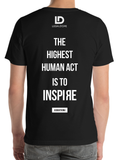 XODOHTRONU The Highest Human Act Tee- Noir  [LEGAL DOPE]