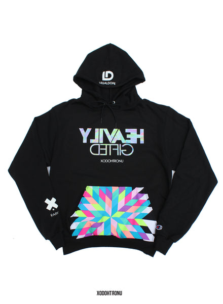 Heavily Gifted Kaleidoscope Hoodie ft. Champion [Rare] [VAULT]