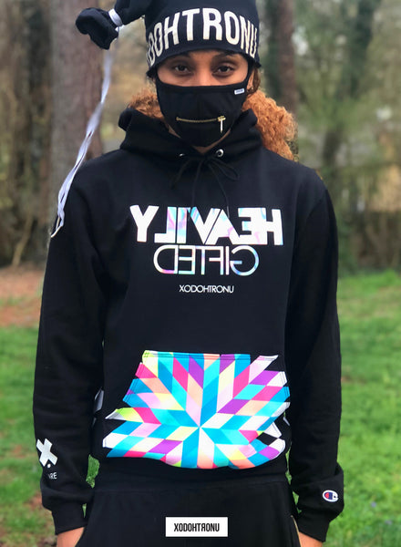 Heavily Gifted Kaleidoscope Hoodie ft. Champion [Rare] [VAULT]