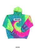 Oversized Highest Act Neon Tie Dye Hoodie  [VAULT]